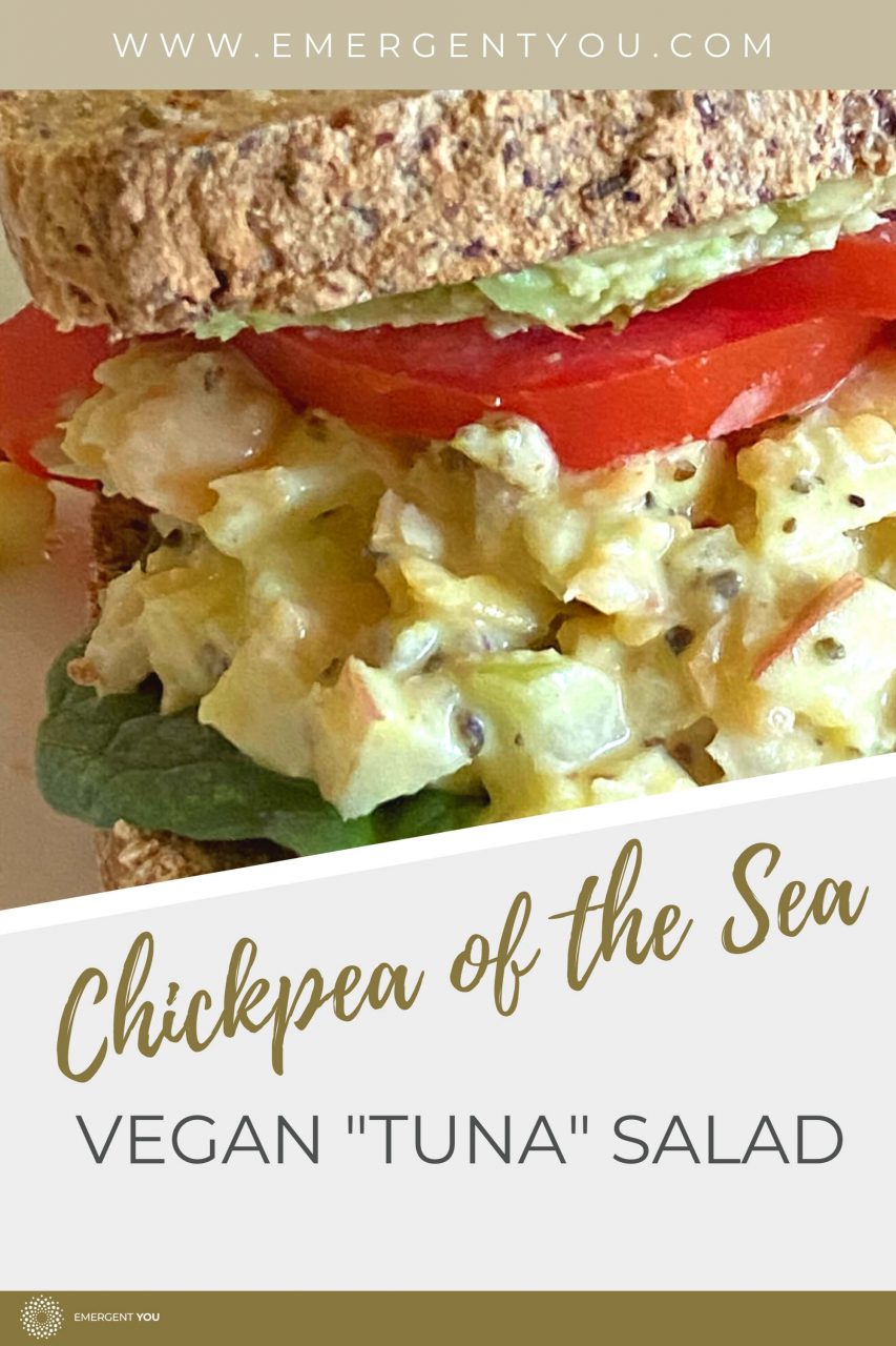 chickpea vegan tuna salad pinterest 